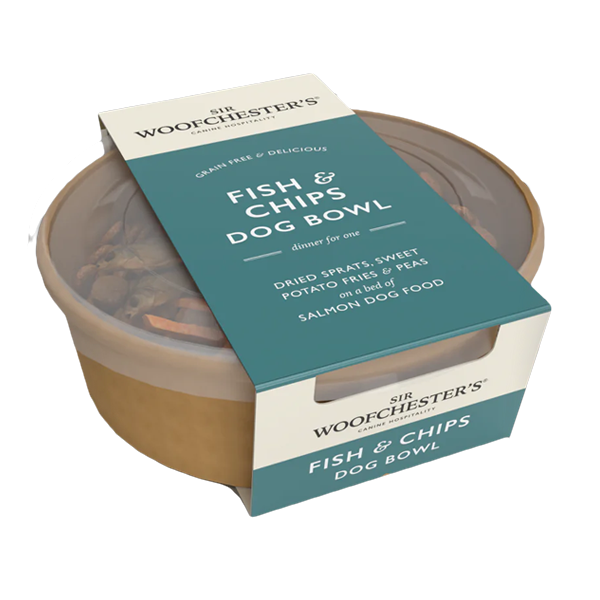 Sir Woofchester — Fish & Chips Bowl