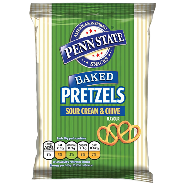 Penn State — Sour Cream and Chive Pretzels